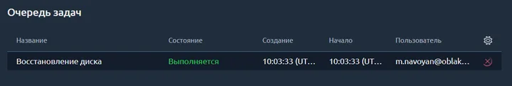 Скрин 6. Окно "Очереди задач".